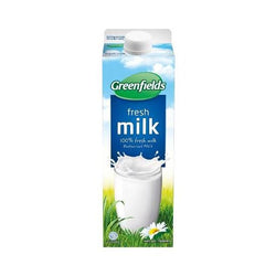 Milk Full Cream Fresh Greenfields 1 Ltr