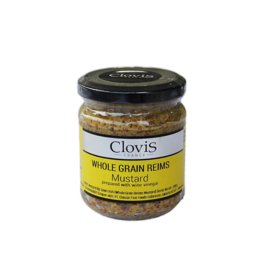 Whole Grain Reims Mustard Clovis 200 gr