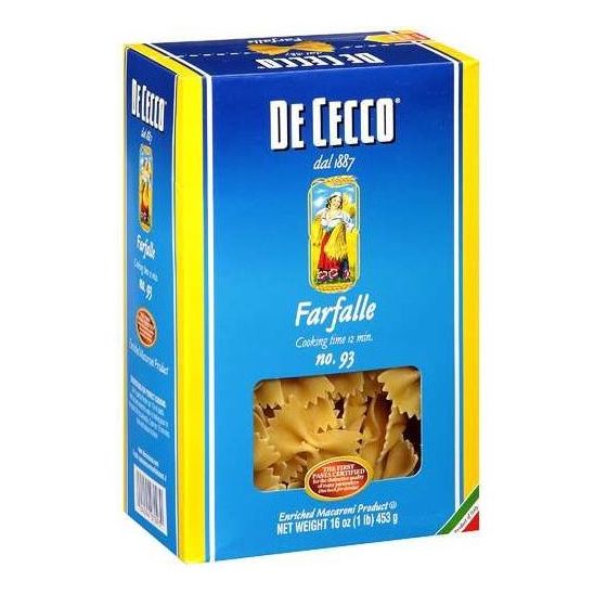 De Cecco Pasta Farfalle, 500 g : : Grocery & Gourmet Foods