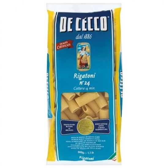 Pasta Rigatoni De Cecco 500 gr