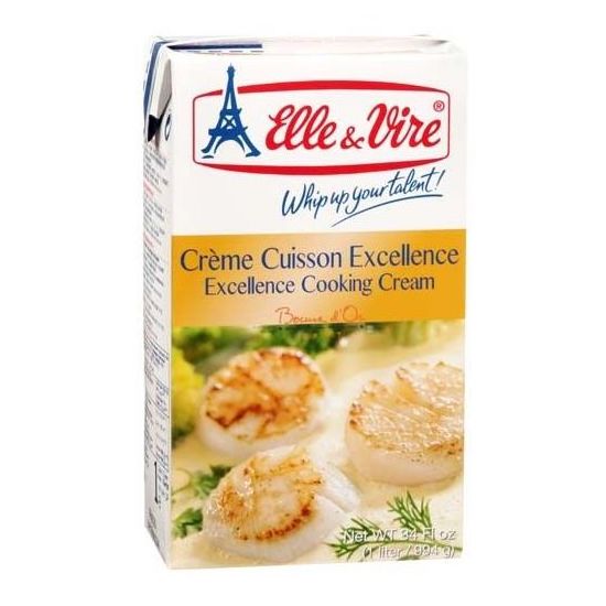 Cooking Cream  Elle & Vire 1 Ltr