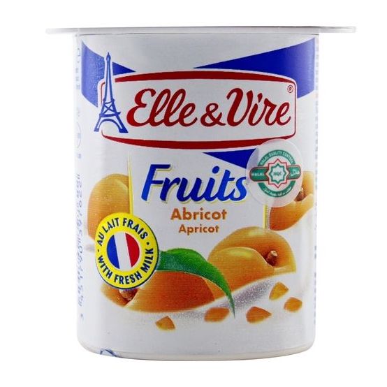 Elle & Vire Yoghurt Apricot 125 gr