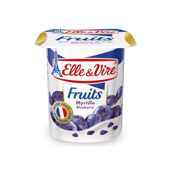 Elle & Vire Yoghurt Blueberry 125 gr